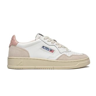 Autry Medalist Low Sneaker - Heren - Sneakers - Wit - 40 EU - Katoen - Schoenen