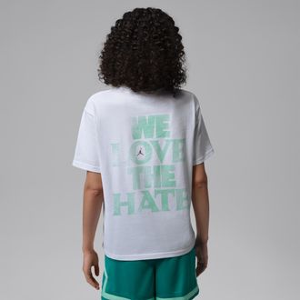 Nike Jordan Womens Jordan Sport Dri-FIT Graphic T-Shirt in White | IF2221-101