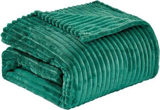 Luxury Home Reversible Striata Ribbed Corduroy Oversized Plush Blanket