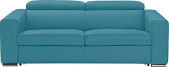 Egoitaliano Schlafsofa »Cabiria, Design und super Sitz- und Liegekomfort« Sofa inkl. Schlaffunktion, Kopfteile verstellbar, mit Metallfüssen