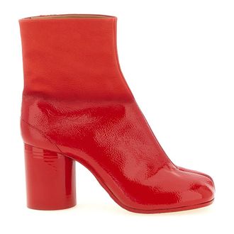 Maison Margiela Heeled Boots, female, Red, Size: 6 US Tabi Ankle Boots H80