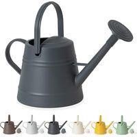 OEM Regadera De 1 Gal&oacute;n, Apta Para Regar Plantas De Interior Y Exterior, Con Asa Ergon&oacute;mica Y M&oacute;vil (gris Oscuro) - Crezuo