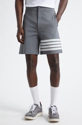 Thom Browne 4-Bar Tech Shorts in Medium Grey at Nordstrom, Size 1