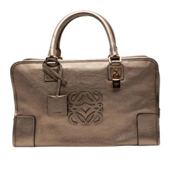 Loewe Pre-owned Handbag - Dames - Vintage Handtas - Geel - ONE Size - Leer - Vintage