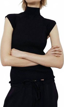 M&eacute;lissa Nepton Lillian Knit Top In Black