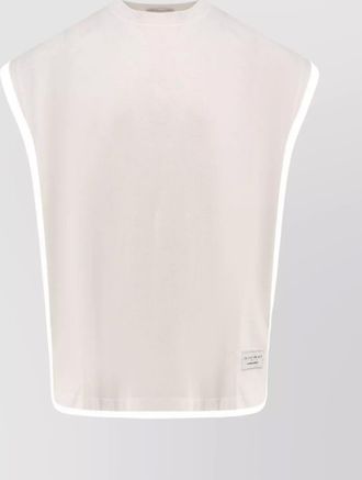 Ih Nom Uh Nit crew-neck sleeveless cotton t-shirt with plain design