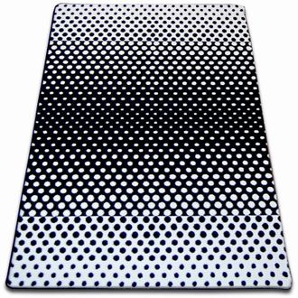 RugsX Rugsx - Alfombra Sketch - F762 Crema/negro - Puntos White 120x170 Cm
