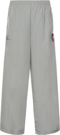 Balenciaga Wide Trousers, male, Gray, Size: S 3B Football Tracksuit Pants