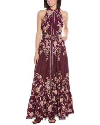 Hemant & Nandita Eyelet Maxi Shirtdress