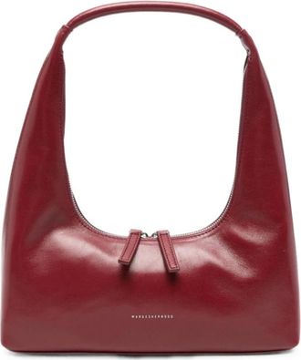 Marge Sherwood Schoudertas - Dames - Tassen - Rood - Maat: ONE Size Zijde