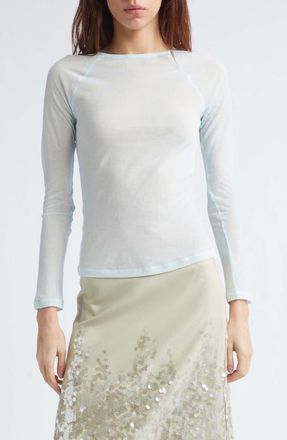 Paloma Wool Hiro Raglan Sleeve Top in Blue at Nordstrom, Size X-Large