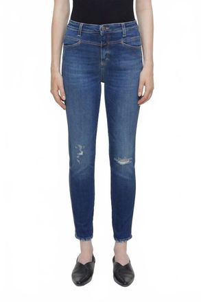Closed Skinny Pusher Jeans In Dark Blue