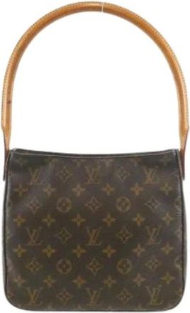 Louis Vuitton Pre-owned Shoulder Bags, female, Brown, Size: ONE SIZE Pre-owned Vintage Canvas Shoulder Bag