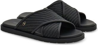 Ferragamo Brise 2 Slide Sandal in Nero Nero Nero 1000 at Nordstrom, Size 12