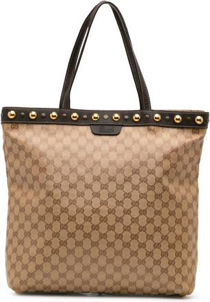 Gucci Pre-owned Gucci GG Crystal Babouska Tote 336668 204991
