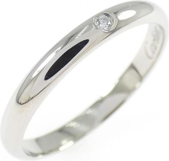 Cartier Silver Platinum 950 Wedding Ring (Pre-Owned)