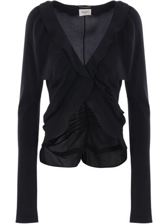 Saint Laurent Crepe De Chine Bluse