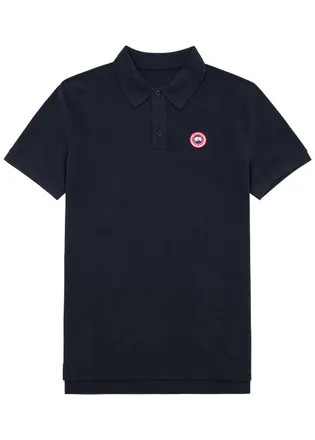 Canada Goose Beckley Logo Piqué Cotton Polo Shirt - Navy - Xxl