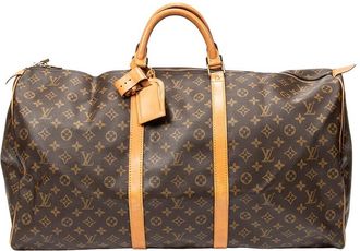Louis Vuitton Brown Monogram Canvas Keepall (Authentic Pre-Loved)