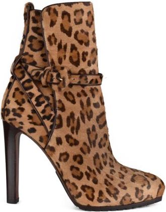 Ralph Lauren Recelle Laarsjes met Hak - Dames - Laarzen met Hak - Beige - 35 EU - Schoenen