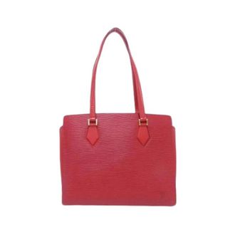 Louis Vuitton Pre-owned Handbags, female, Red, Size: ONE SIZE Pre-owned Duplex Shoulder Bag