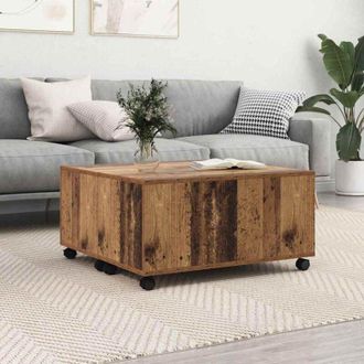 vidaXL Tavolino da salotto Legno Antico 75 x 75 x 38 cm - Vidaxl
