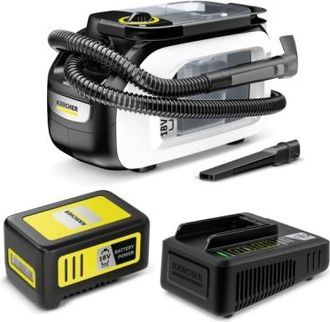 Karcher K&auml;rcher Se 3-18 Compact Limpiadora De Alta Presi&oacute;n O Hidrolimpiadora Compacto Bater&iacute;a 184 W Negro, Blanco