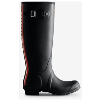 Hunter Original Tall Hunter Backstrap Boot Gummistiefel für Damen | weiß/schwarz