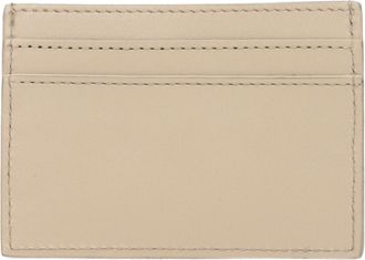 Versace Leather Card Case - Beige