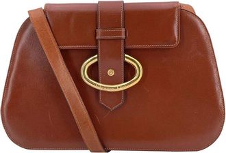 Dior Brown Leather Shoulder Bag (Authentic Pre-Loved)