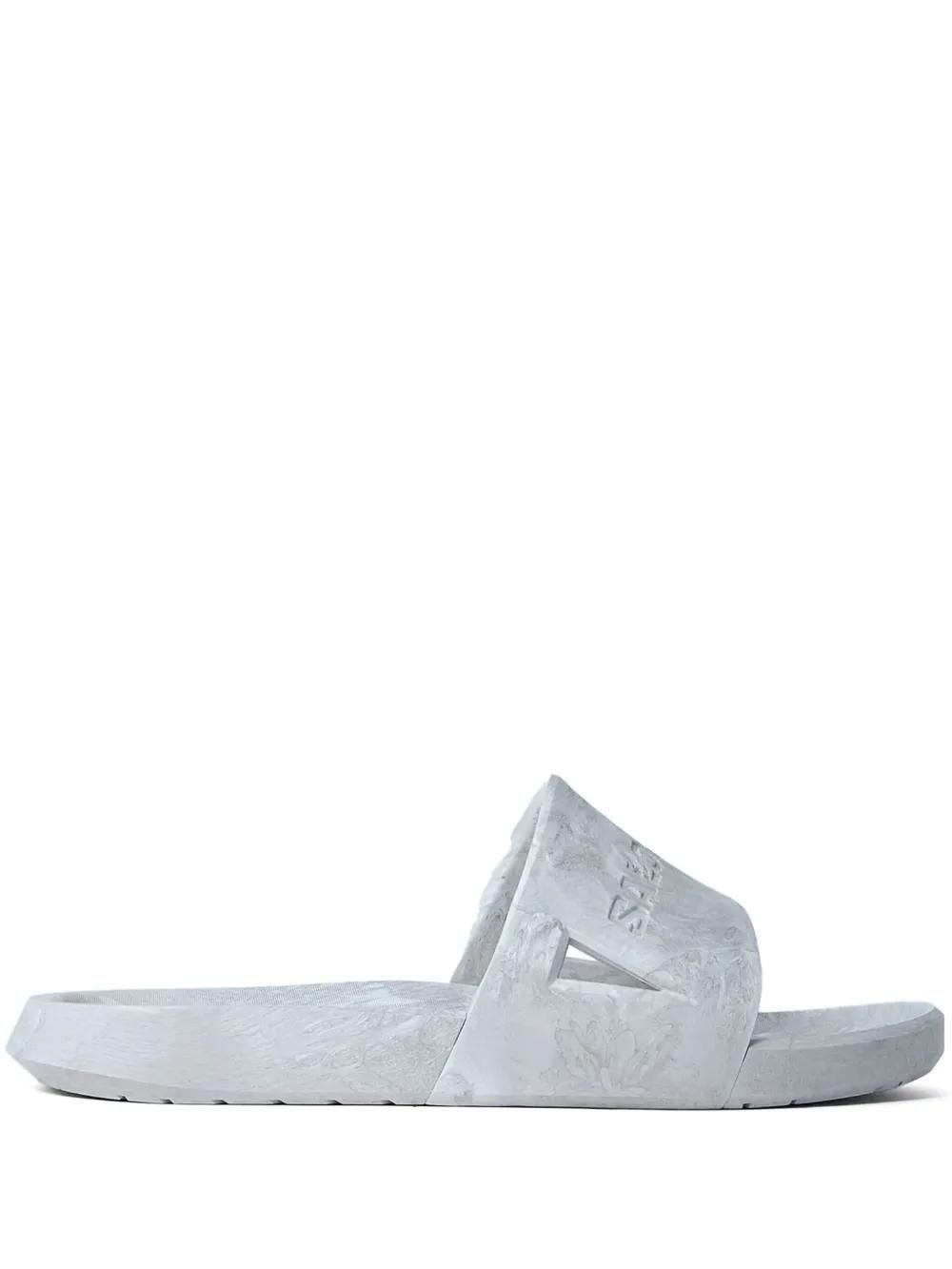 Off-white Sliders, male, Gray, Size: US Arrow Terry Slides from