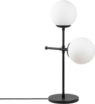 Wonderlamp L&aacute;mpara De Mesa Garet Negro (2 Luces)