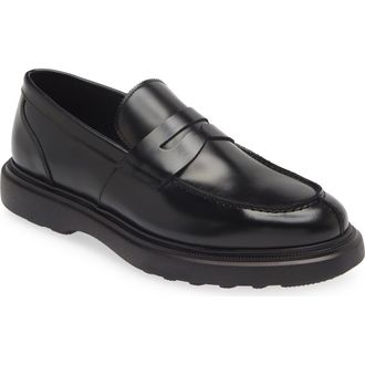 Stuart Weitzman Alvin Penny Loafer in Black at Nordstrom Rack, Size 9