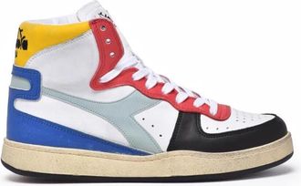 Diadora Mi Basket Used - Heren - Sneakers - Veelkleurig - 39 EU - Leer - Schoenen