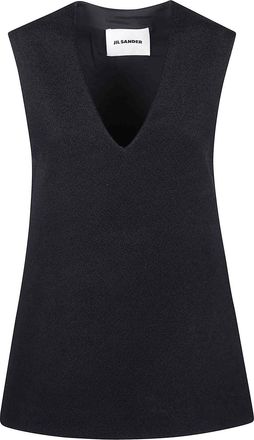 Jil Sander V Neck Sleeveless Top