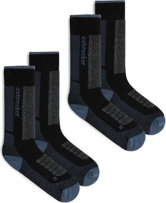 Icebreaker Merino Blend Ski+ Medium Otc 2 Pack Skisocken f&uuml;r Damen | schwarz