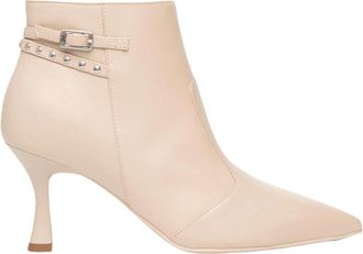 Nero Giardini Womens Pointed Toe Ankle Boot In Natura