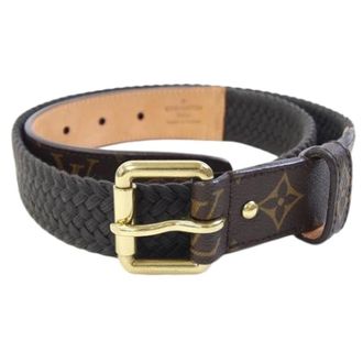 Louis Vuitton Pre-owned Belts, unisex, Brown, Size: ONE SIZE Pre-owned Vintage Fabric Belt