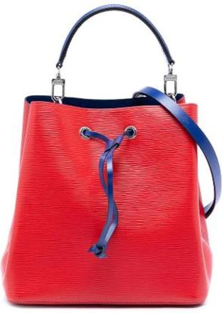 Louis Vuitton Pre-owned Bucket Bags, female, Red, Size: ONE SIZE Pre-owned NeoNoe Bucket Bag
