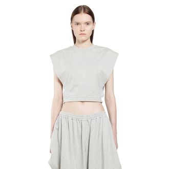 Alaia Fleece Jersey Top
