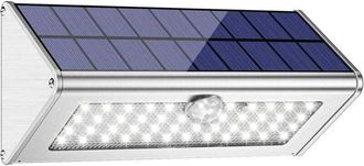OEM Foco Solar De Jard&iacute;n Con Clasificaci&oacute;n De Impermeabilidad Ip65, 46 Led Y Bater&iacute;a De 4500 Mah: Inal&aacute;mbrico Y F&aacute;cil De Instalar