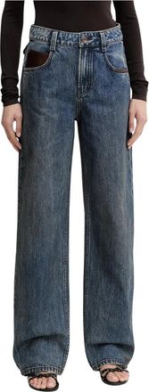 Miss Sixty Wide Jeans - Dames - Loose Fit Jeans - Blauw - W26 - Denim - Jeans