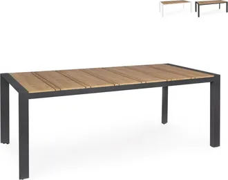 BIZZOTTO Mesa De Jard&iacute;n De Aluminio 198x100 Elias Yes - Negro
