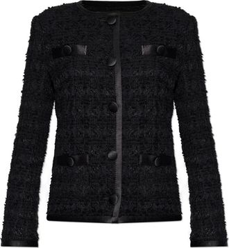 Dolce & Gabbana Jassen, Dames, Zwart, S, Tweed, Tweed Blazer