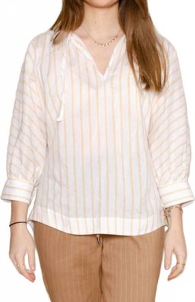 Hana San Regina Blouse In Camel