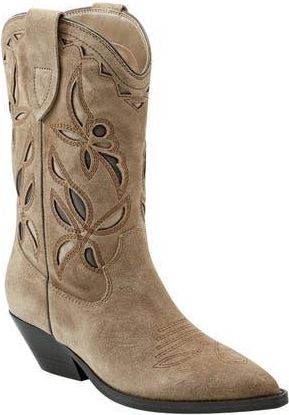 Marc Fisher Trista Western Boot in Medium Natural 101 at Nordstrom Rack, Size 8