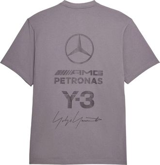 adidas Y-3 F1 Mercedes Logo Stack T-Shirt Granite KS4838