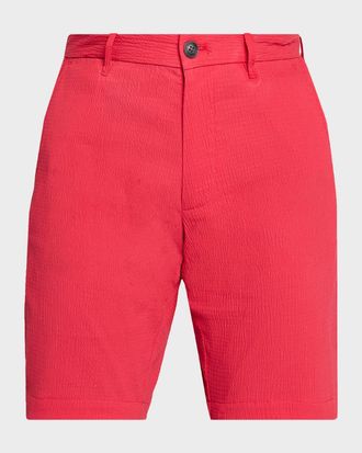 Robert Graham Men & apos;s Thresher Seersucker Shorts