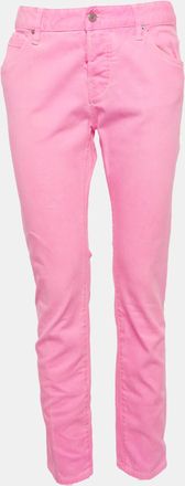 Dsquared2 Pink Denim Slim Fit Jeans M/waist