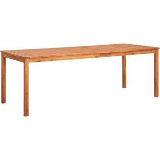 vidaXL Garden Table 215x90x74 cm Solid Acacia Wood Vidaxl